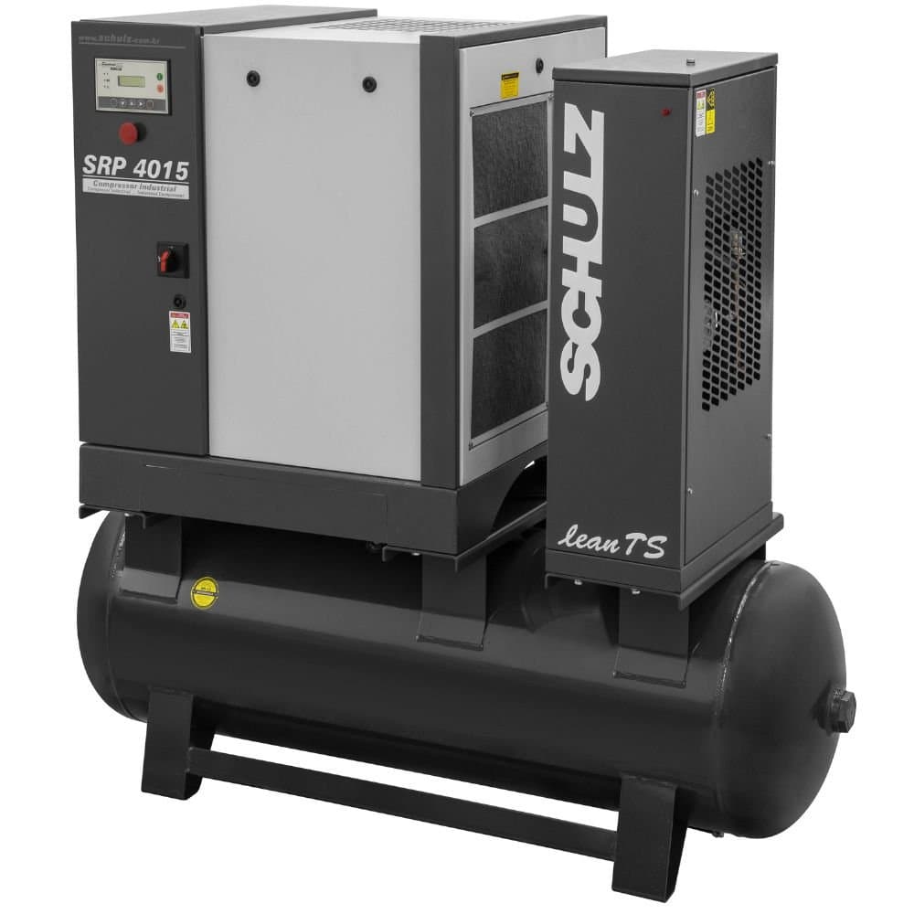 Compressor de Ar Parafuso com Secador Integrado 15HP 11Bar 260L SRP4015E TS Trifasico 220V SCHULZ-9704311-0