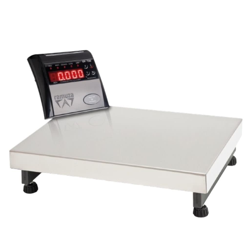 Balanca Industrial DP 500Kg x 100g com Bandeja Inox RAMUZA-2011