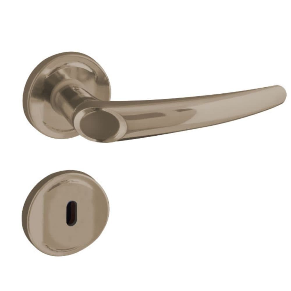 Fechadura Joy Interna Bronze Latonado Espelho 40mm ALIANCA-083618