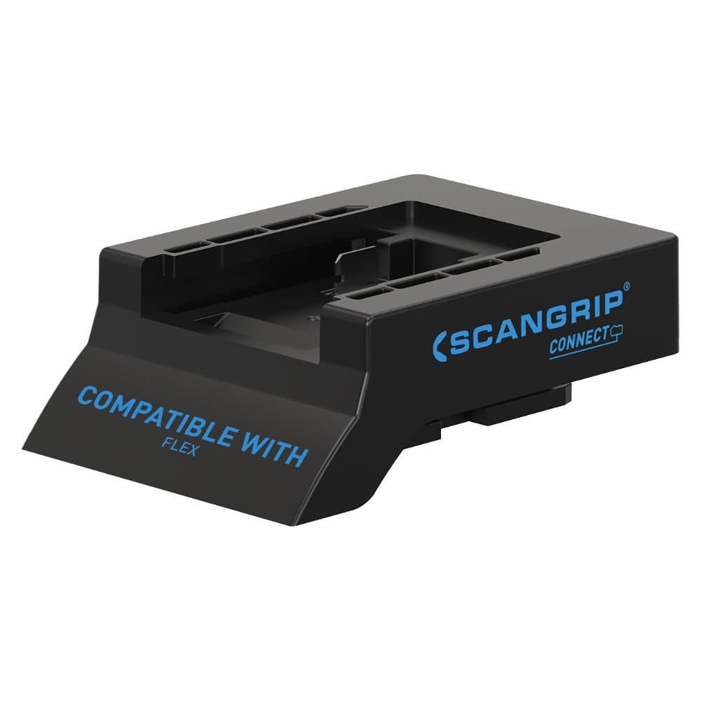 Adaptador para Baterias Flex 18V 20V Uso em Luminarias Multimatch 3 Connect SCANGRIP-036145C