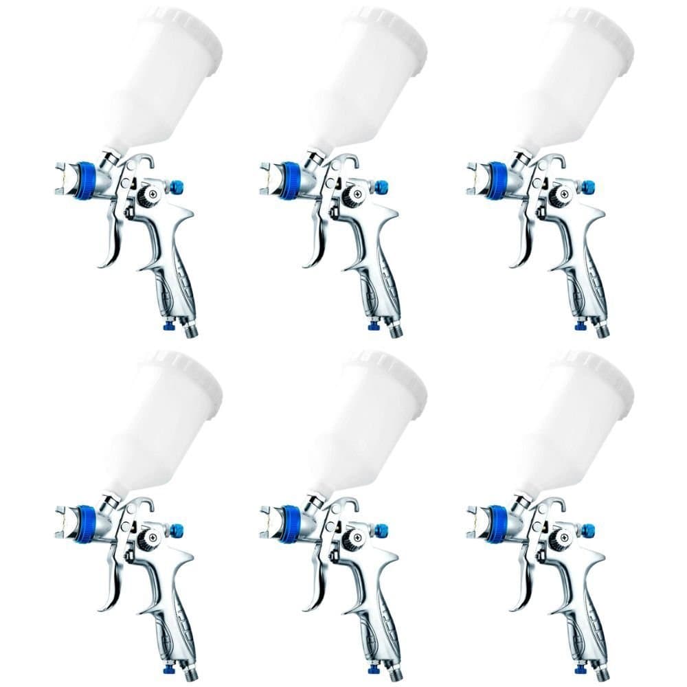 Kit Pistola para Pintura HVLP 13mm 600ml 06 unidades TECBRIL-K-9589