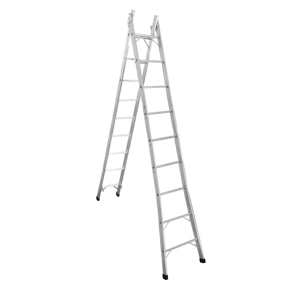 Escada Extensivel Aluminio 2 X 09 Degraus EPE09 GIBAFER-4278