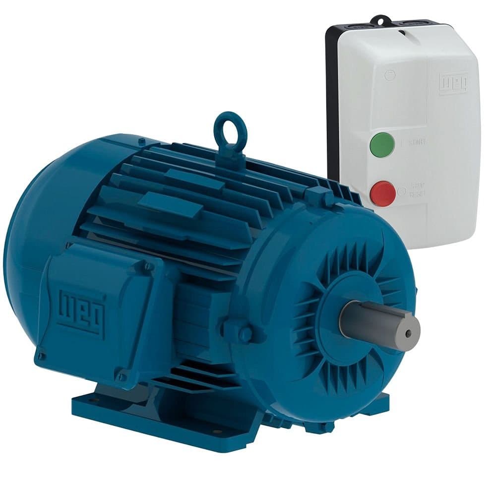 Combo Motor Eletrico 3CV 2P Trifasico 220380V Chave de Partida Direta 3CV 220V Trifasico WEG-K9649