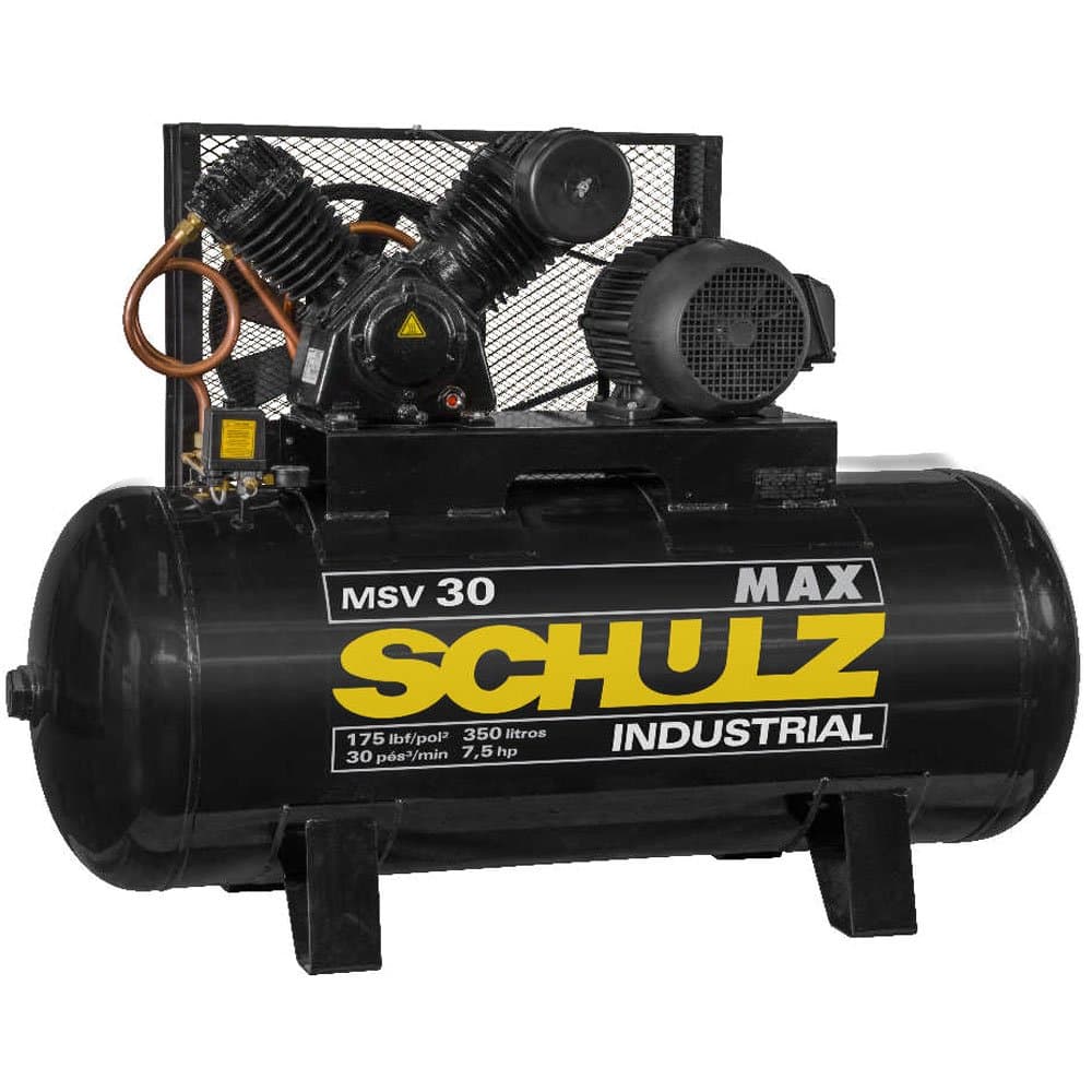 Compressor de Ar Pistao Max MSV 30 Pes 350L 75HP 220380V - Trifasico SCHULZ-9231314-0