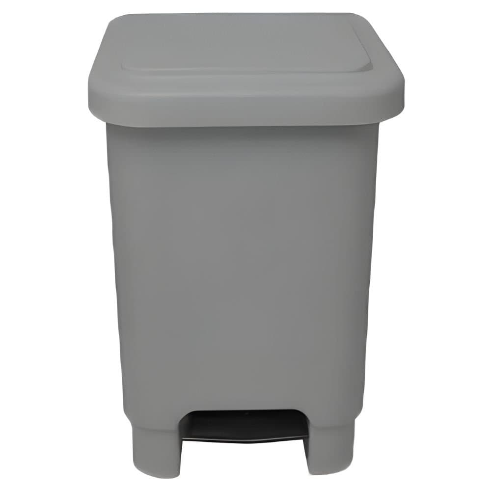 Lixeira com Pedal Cinza de 15L LAR PLASTICOS-221
