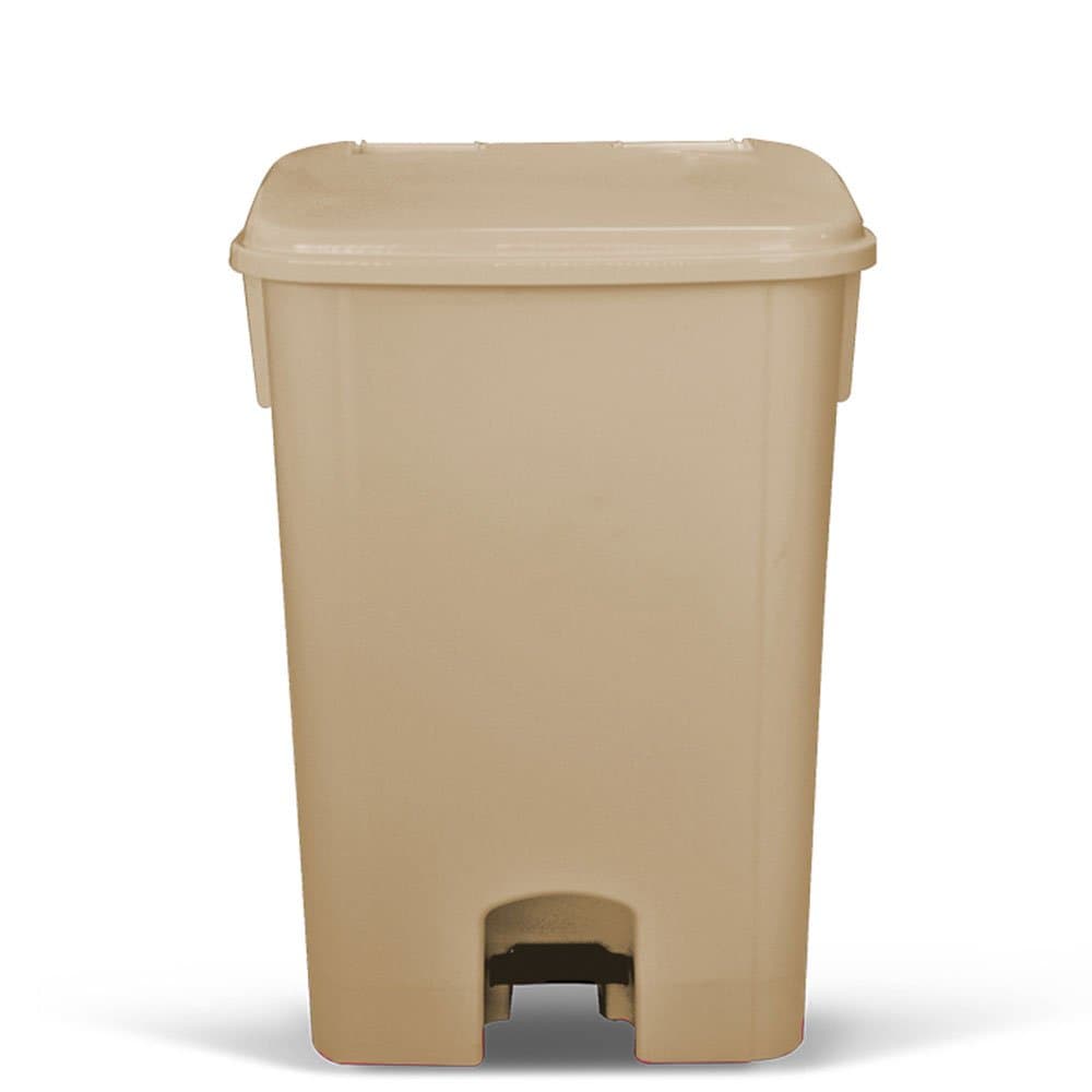 Cesto Bege 60L com Pedal BRALIMPIA-CP60BG