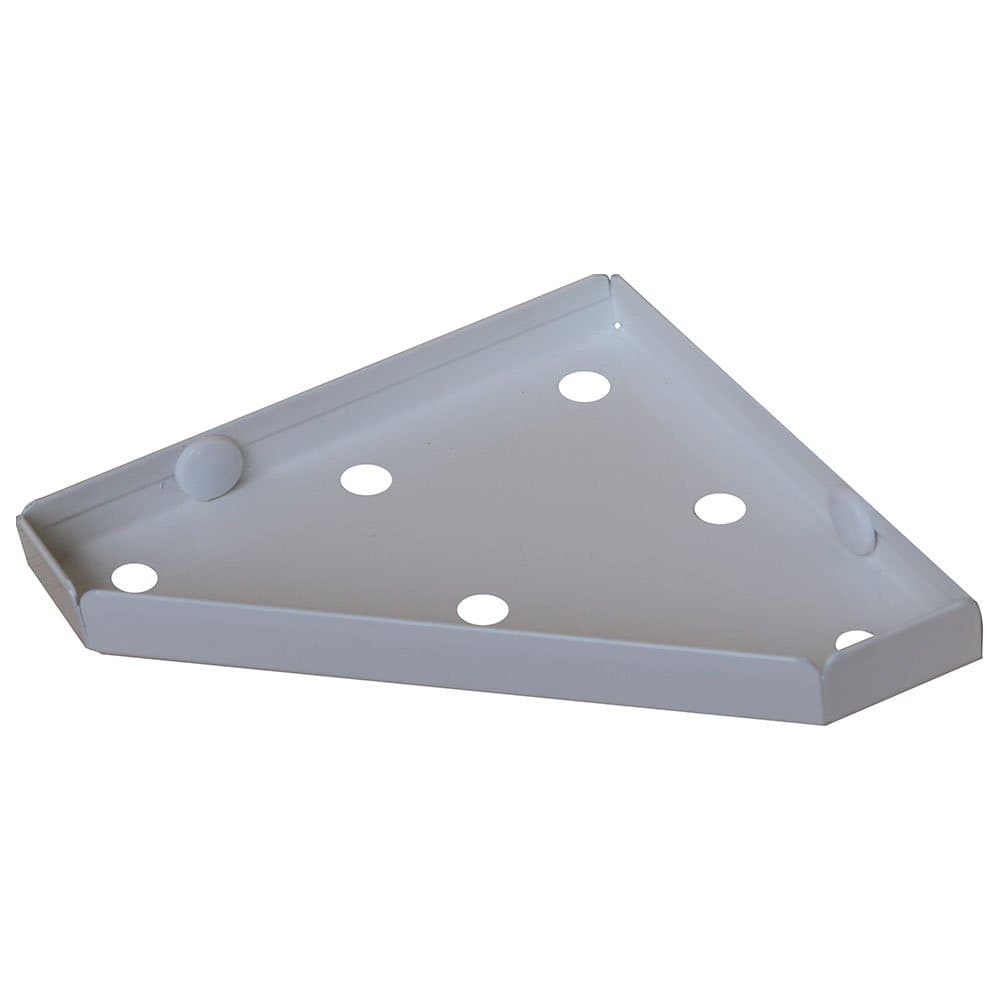 Shampoozeira de Canto Branca em Aluminio 225 x 16cm FERCAR-SHA3BR