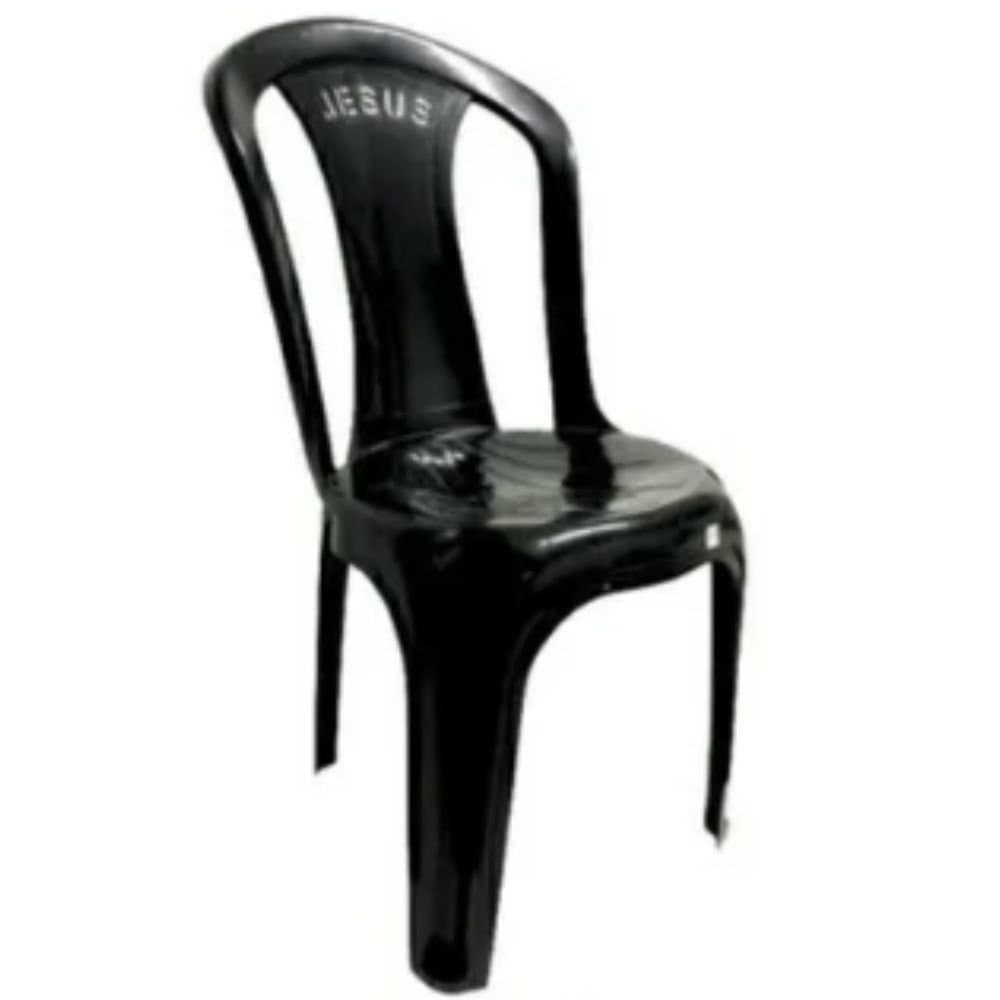 Cadeira Bistro Jesus Preta SOLPLAST-7898956873983
