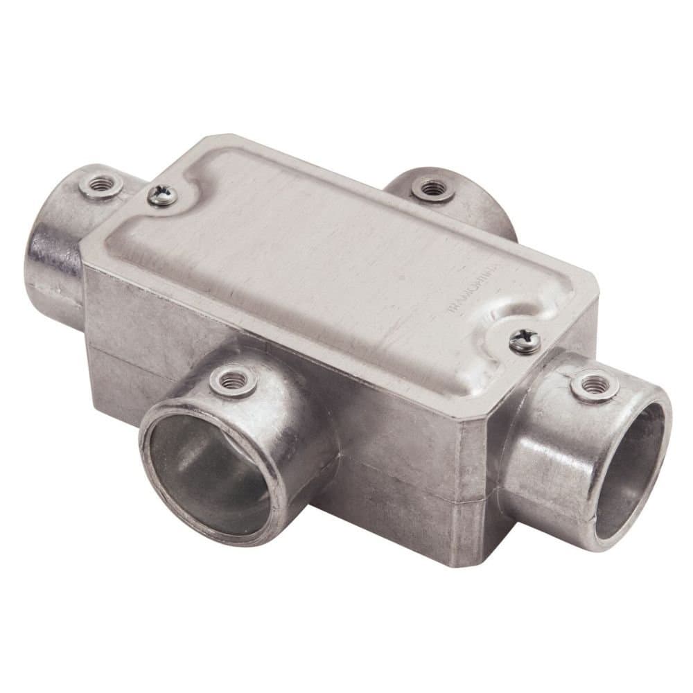 Condulete Fixo Tipo X 12 Pol com Tampa sem Rosca e Pintura TRAMONTINA-56109031