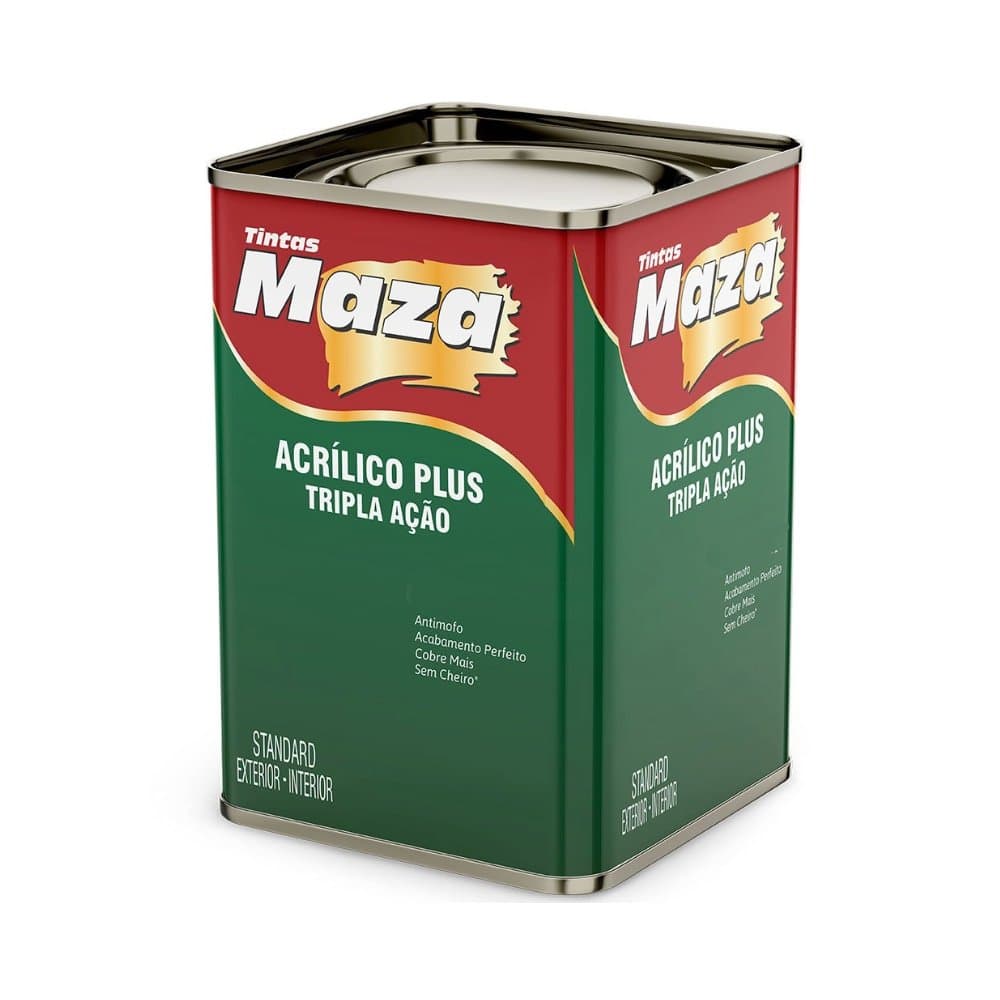 Tinta Acrilica Plus Cromio Fosco 18L MAZA-28365