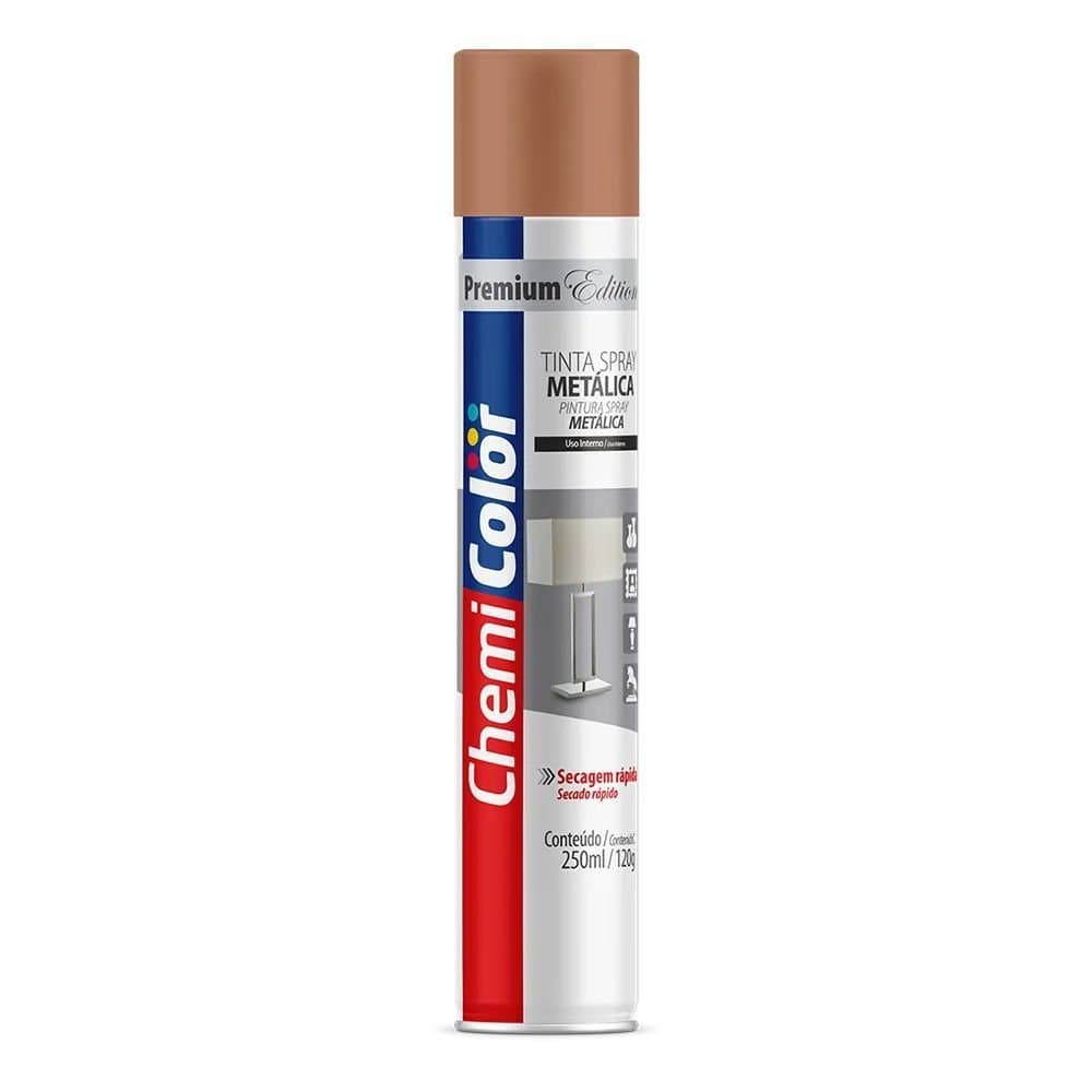 Tinta Spray Metalica Cobre 250 ml CHEMICOLOR-0680504