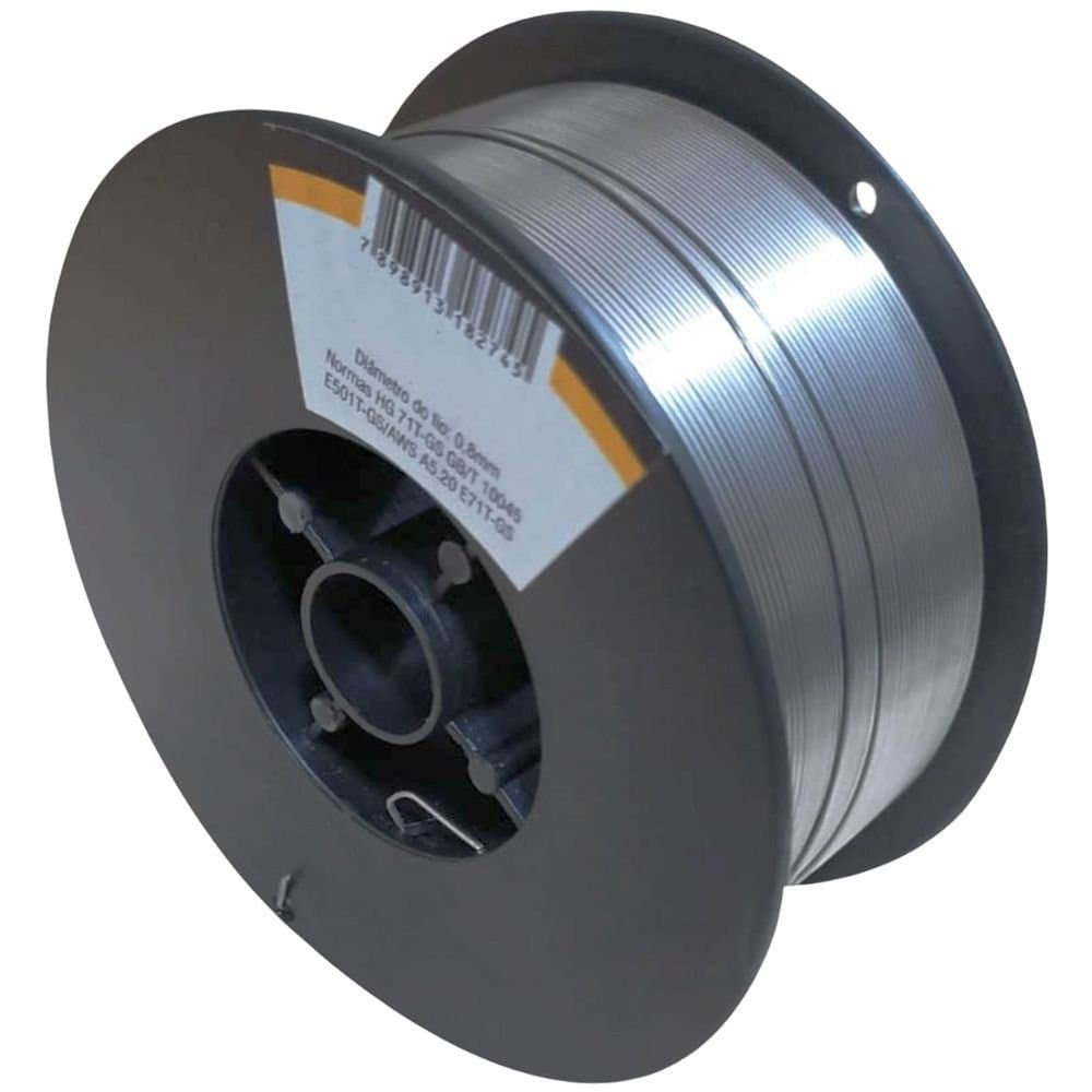 Rolo Arame de Solda Sem Gas 08mm 900g MIG E71T-GS LYNUS-LAM-009