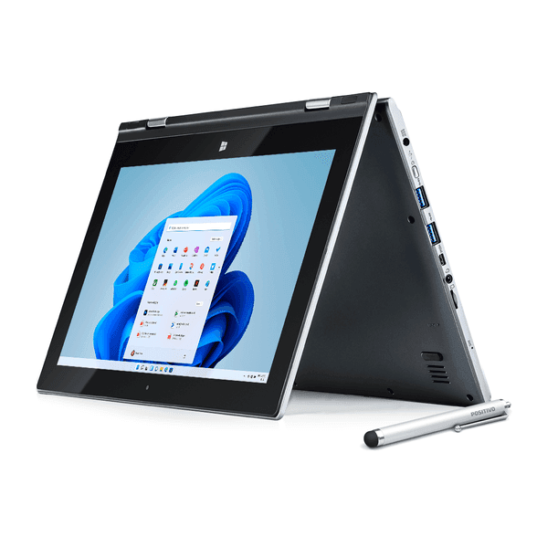 Notebook 2 em 1 Positivo DUO C464D Intel Celeron Dual Core Windows 11 Home 11" IPS Full HD - Cinza