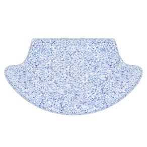 Pano para Smart Robô Aspirador Positivo Casa Inteligente - Compatível e Lavável - 270x160mm - Azul/Branco