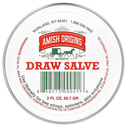 Amish Origins, Draw Salve, 2 fl oz (56.7 g)
