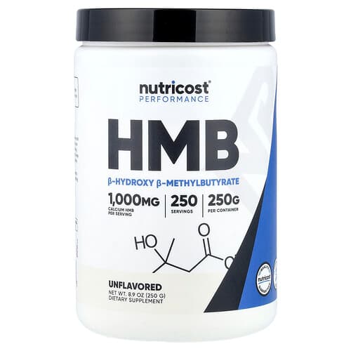Nutricost, Performance, HMB Powder, Unflavored, 8.9 oz (250 g)