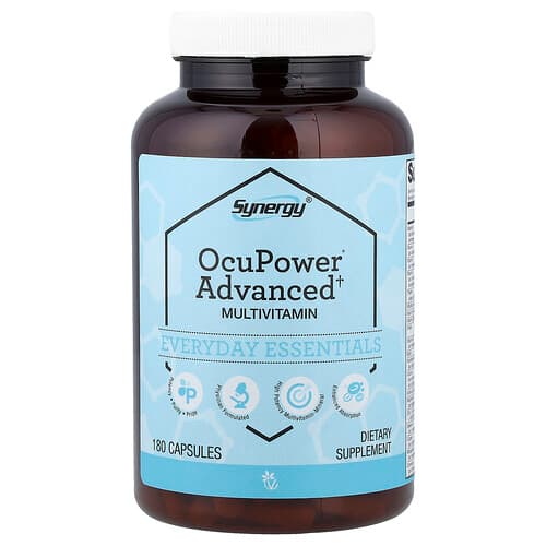Vitacost, Synergy®, OcuPower® Advanced Multivitamin, 180 Capsules