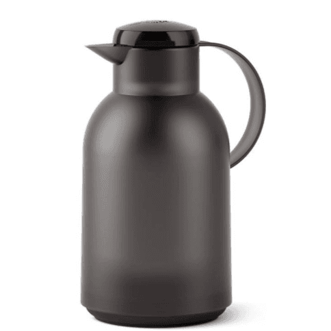 Garrafa Térmica de 1,5 Litros Quick Press Samba Emsa Preta