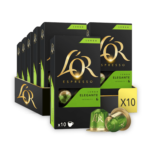 Lungo Elegante - 100 Coffee Capsules