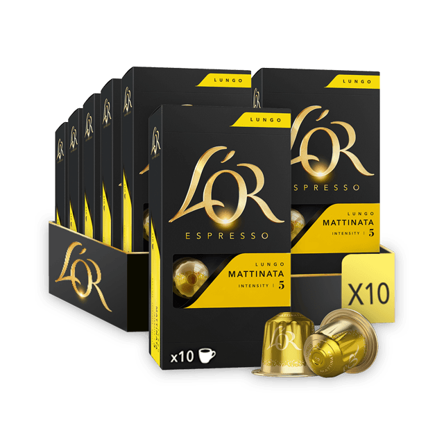 Lungo Mattinata - 100 Coffee Capsules