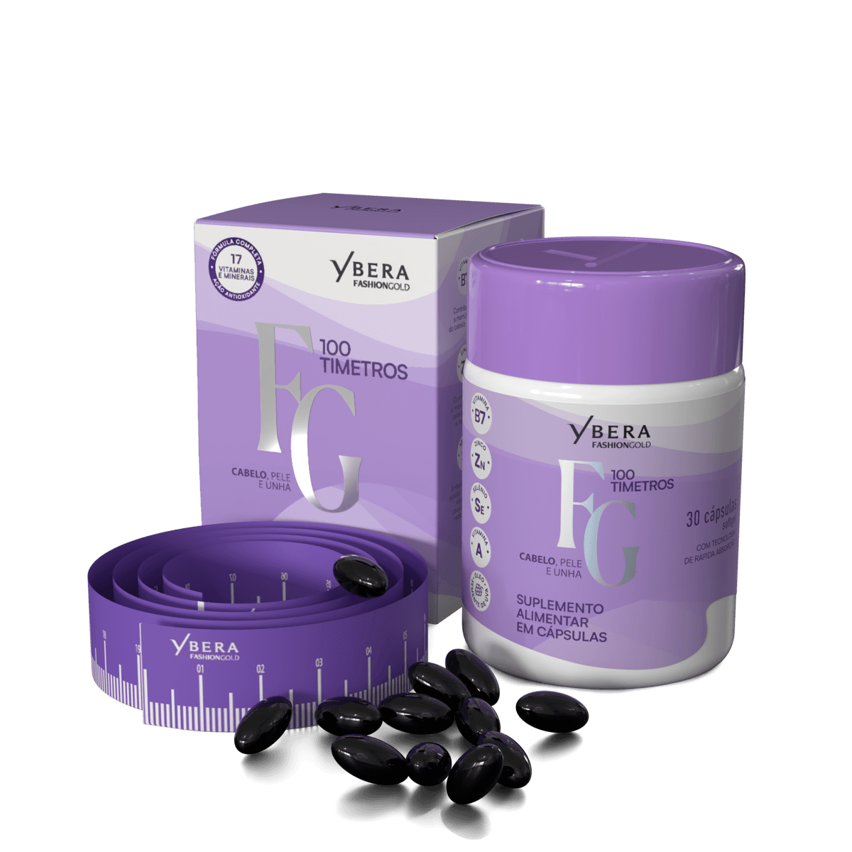 100Timetros 30 Cápsulas Softgel - Fashion Gold