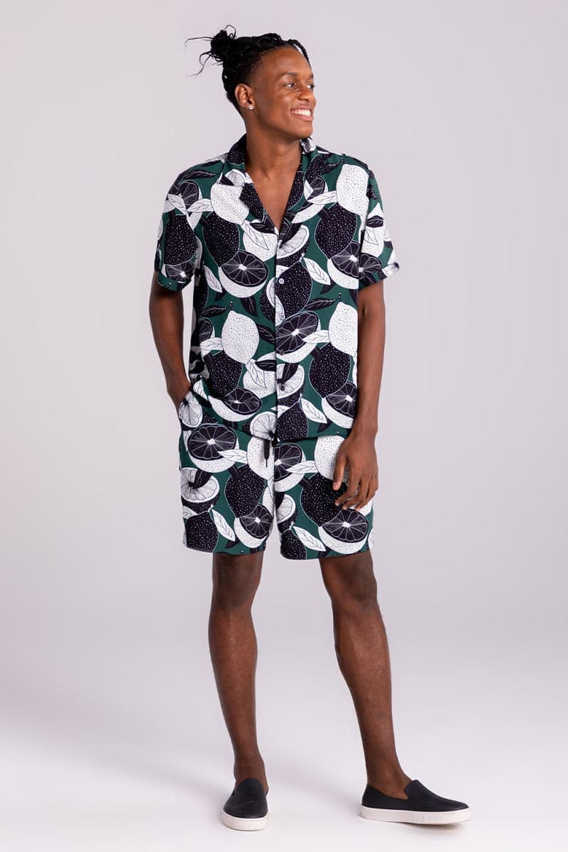 Bermuda Estampada Lima Limão