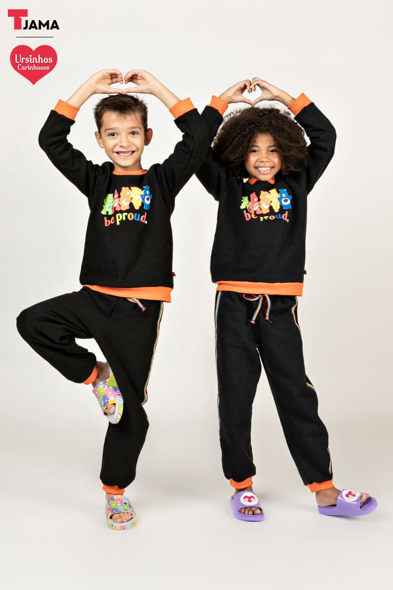 Calça Jogger Infantil Ursinhos Be Proud