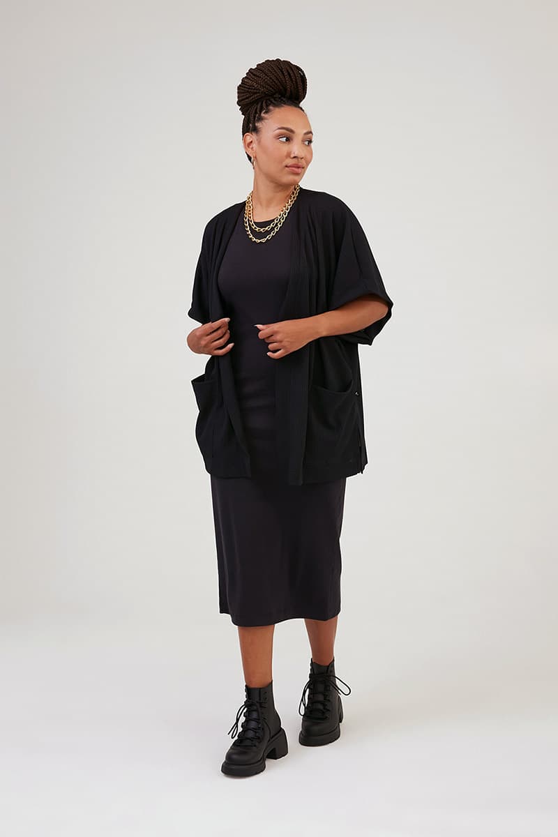 Kimono com Bolso Resort Preto