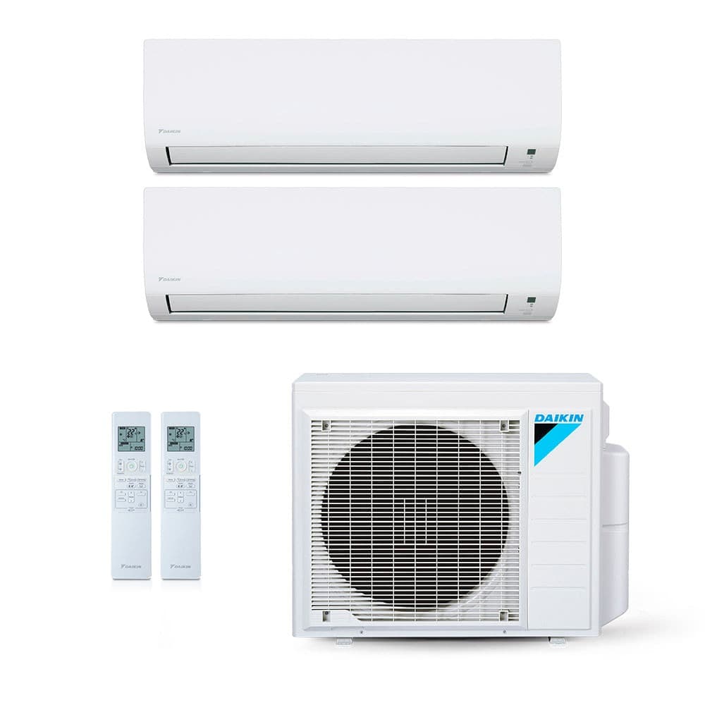 Ar-Condicionado Multi Split Inverter Daikin 24.000 BTUs (2x Evap HW 18.000) Quente/Frio 220V